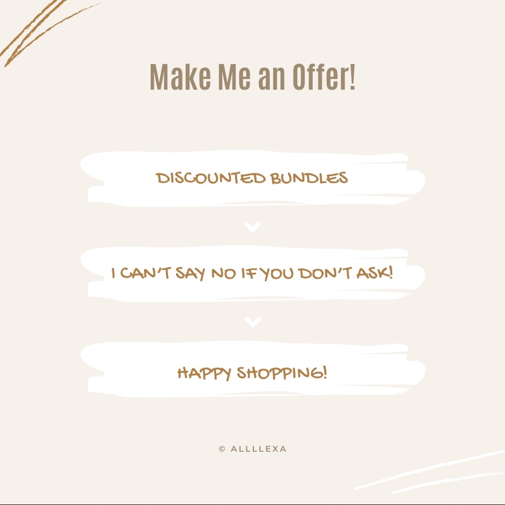 Make me an offer! Bundle and save!